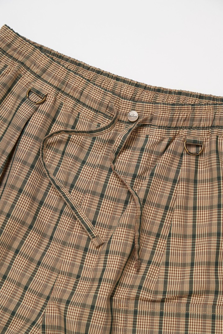 MADRAS CHECK CARGO CROPPED SHORTS Brown photo 5 | Woolrich