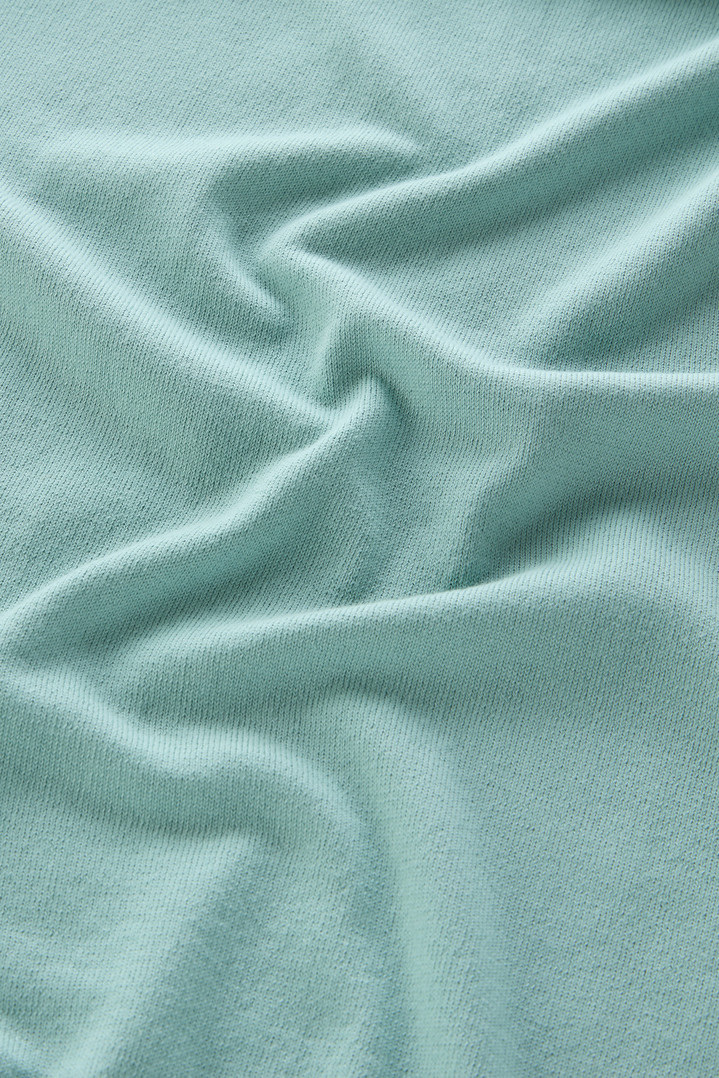 Pure Cotton Crewneck Sweater Green photo 4 | Woolrich