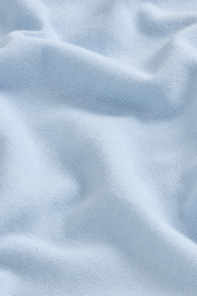 Crewneck Sweater in Pure Cotton Blue photo 7 | Woolrich