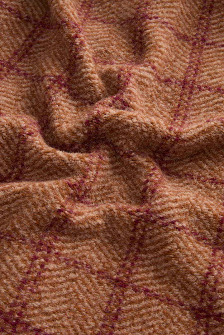 Gentry Long Check Coat with Hood Brown photo 4 | Woolrich