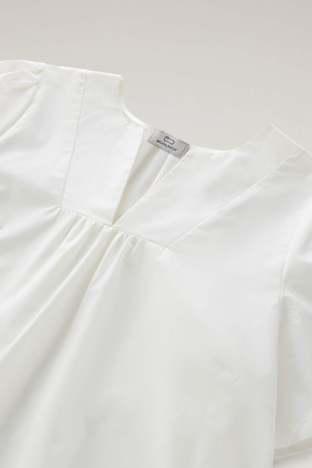 POPLIN BLOUSE White photo 2 | Woolrich