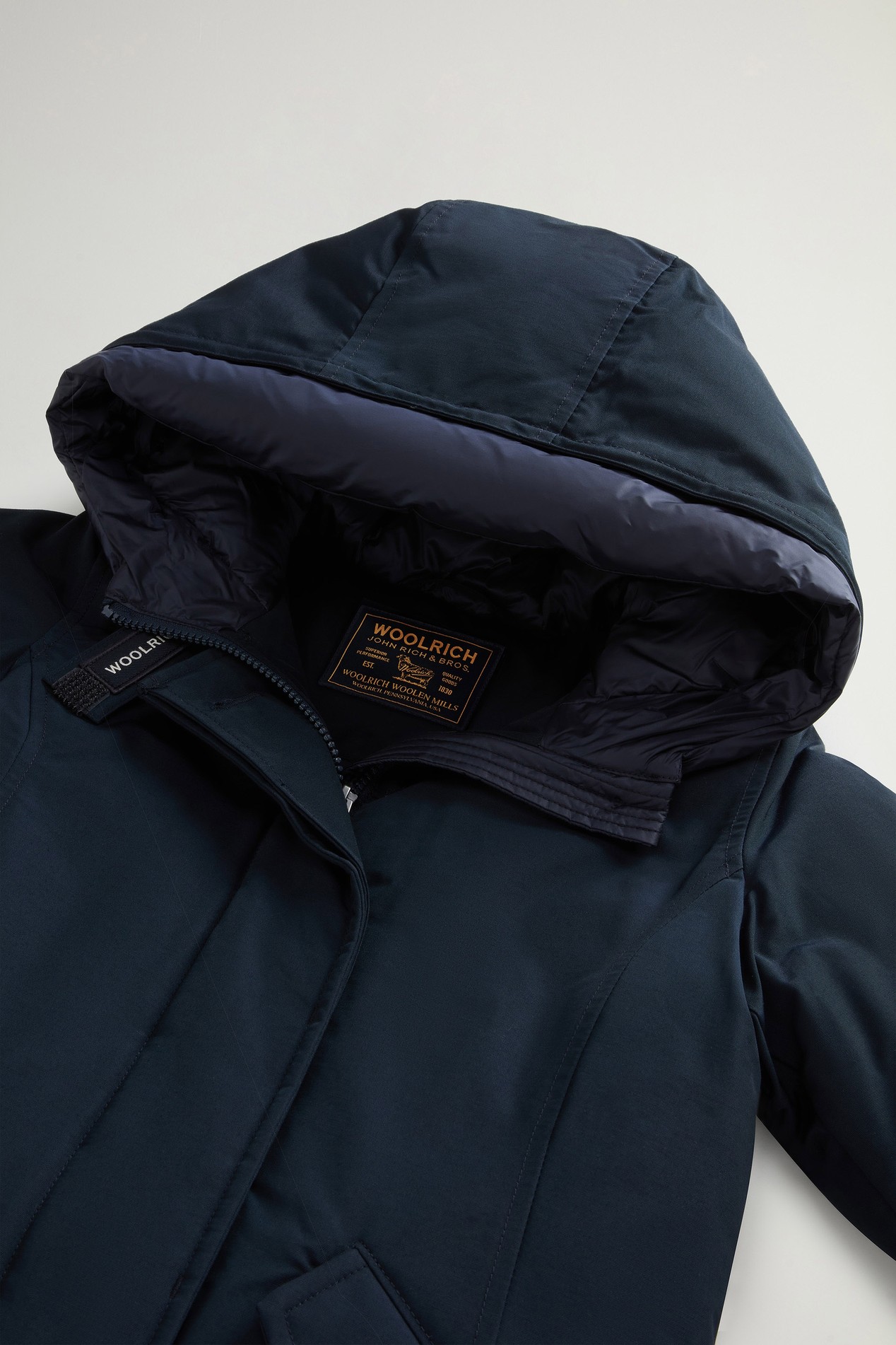 Girls' Arctic Parka Cloth in Ramar Blue photo 3 | Woolrich