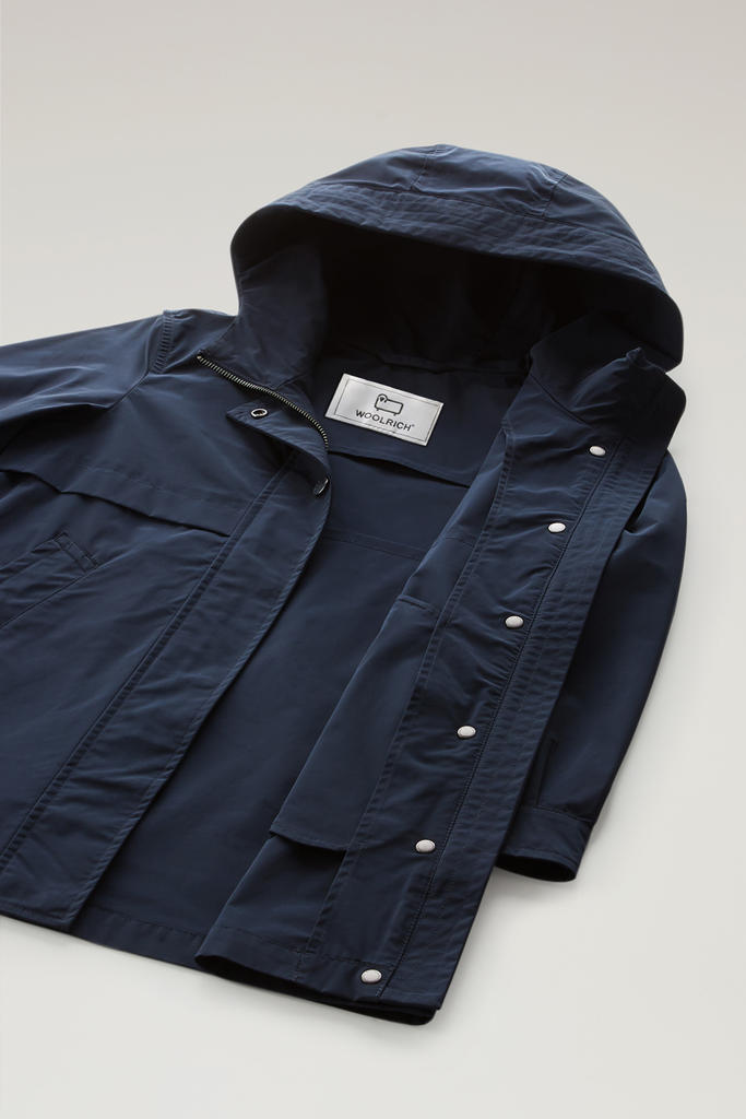 Girls' Summer Parka in Urban Touch Blue photo 5 | Woolrich