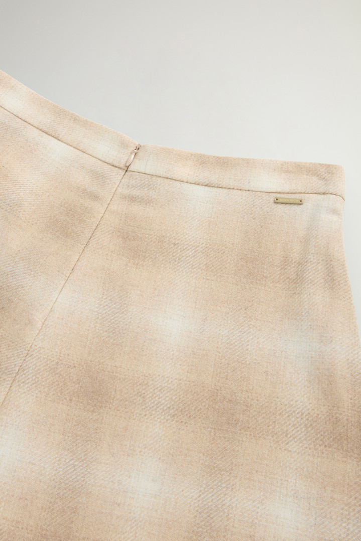 Skirt in Italian Wool Blend Beige photo 5 | Woolrich