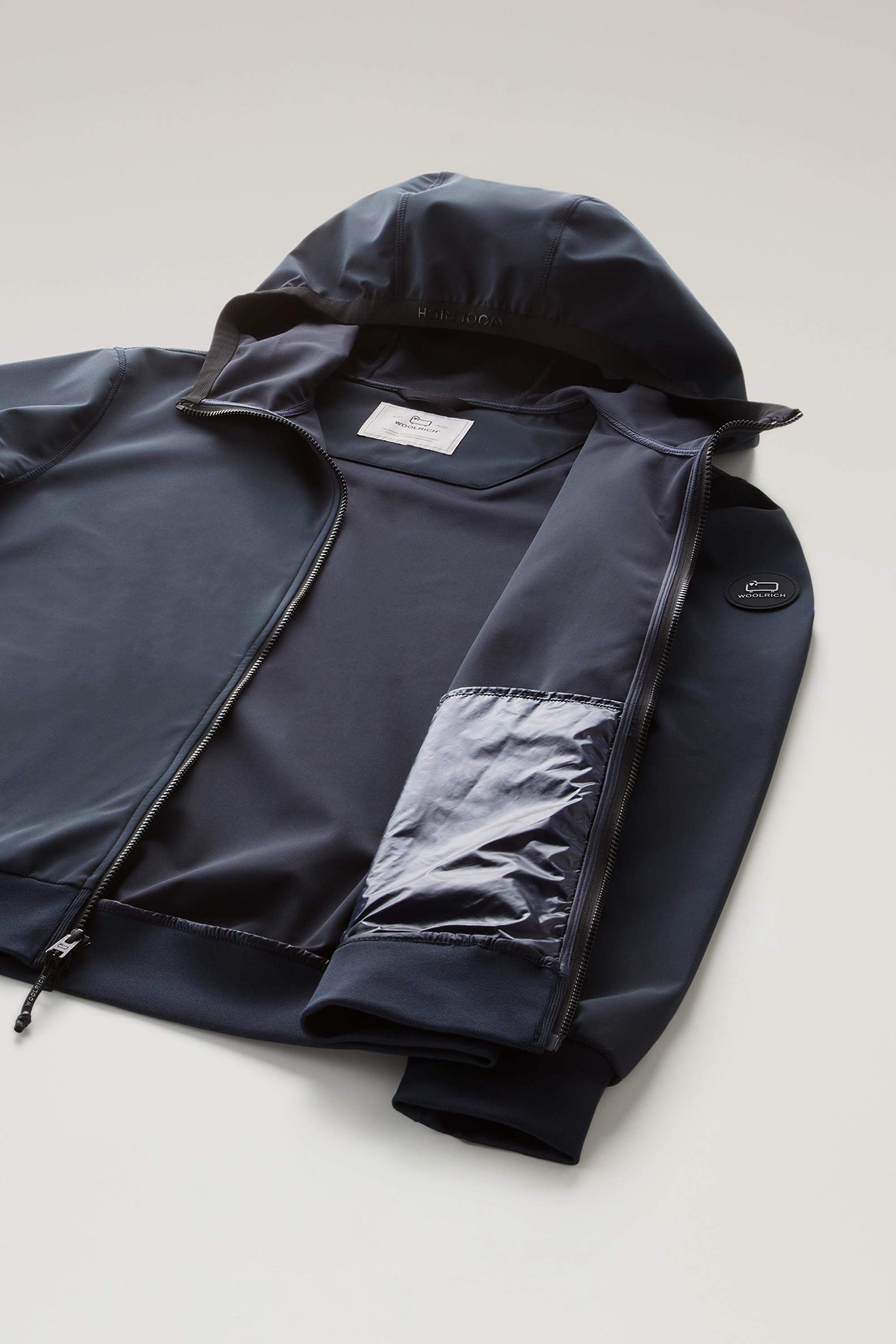 Softshell Hooded Sweatshirt Blue photo 5 | Woolrich