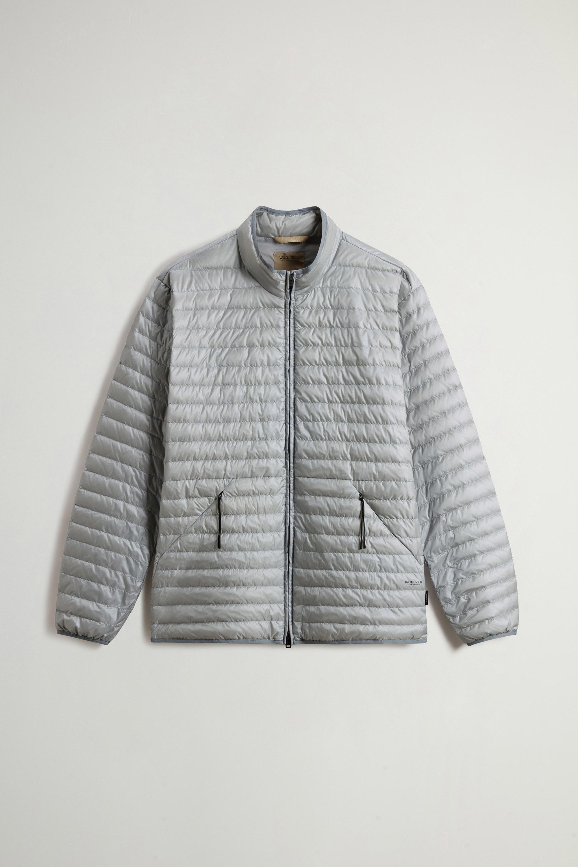 Lightweight Allen Down Jacket in Ripstop Nylon Gray photo 5 | Woolrich