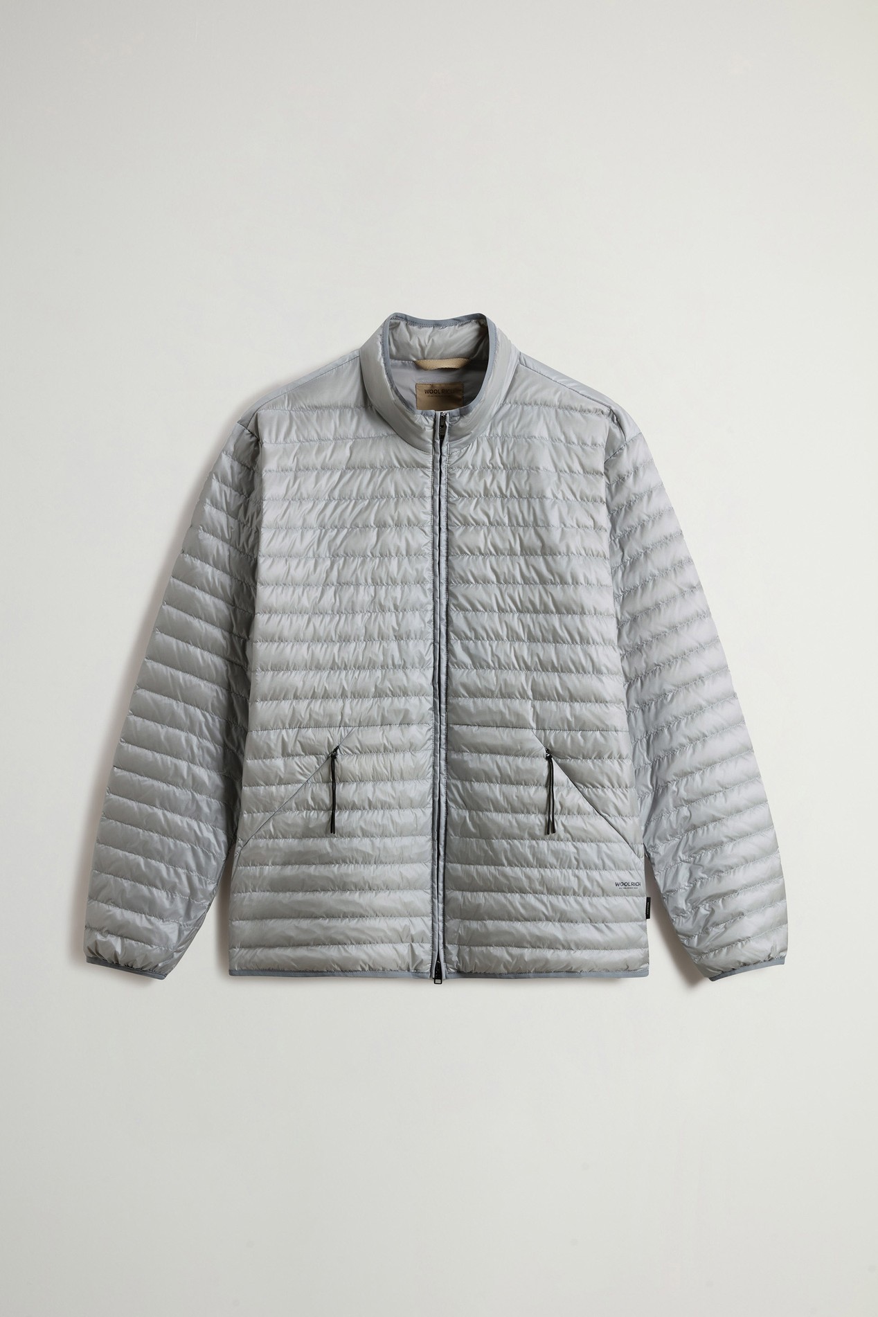 Lightweight Allen Down Jacket in Ripstop Nylon Gray photo 5 | Woolrich