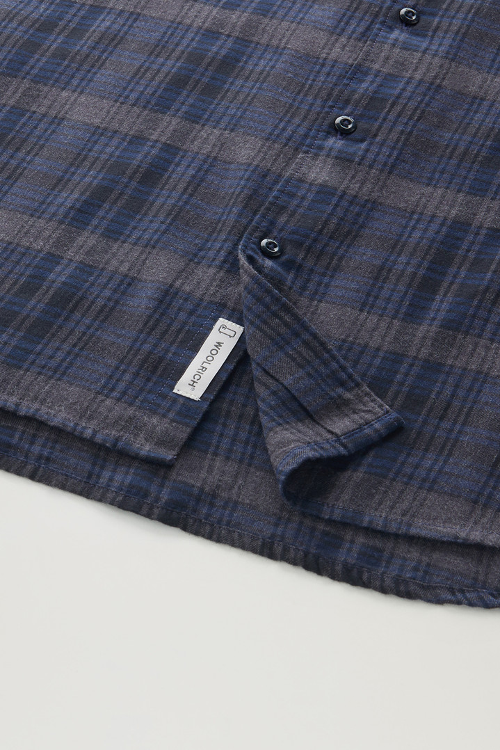Plaid Shirt in Lightweight Flannel Blue photo 4 | Woolrich