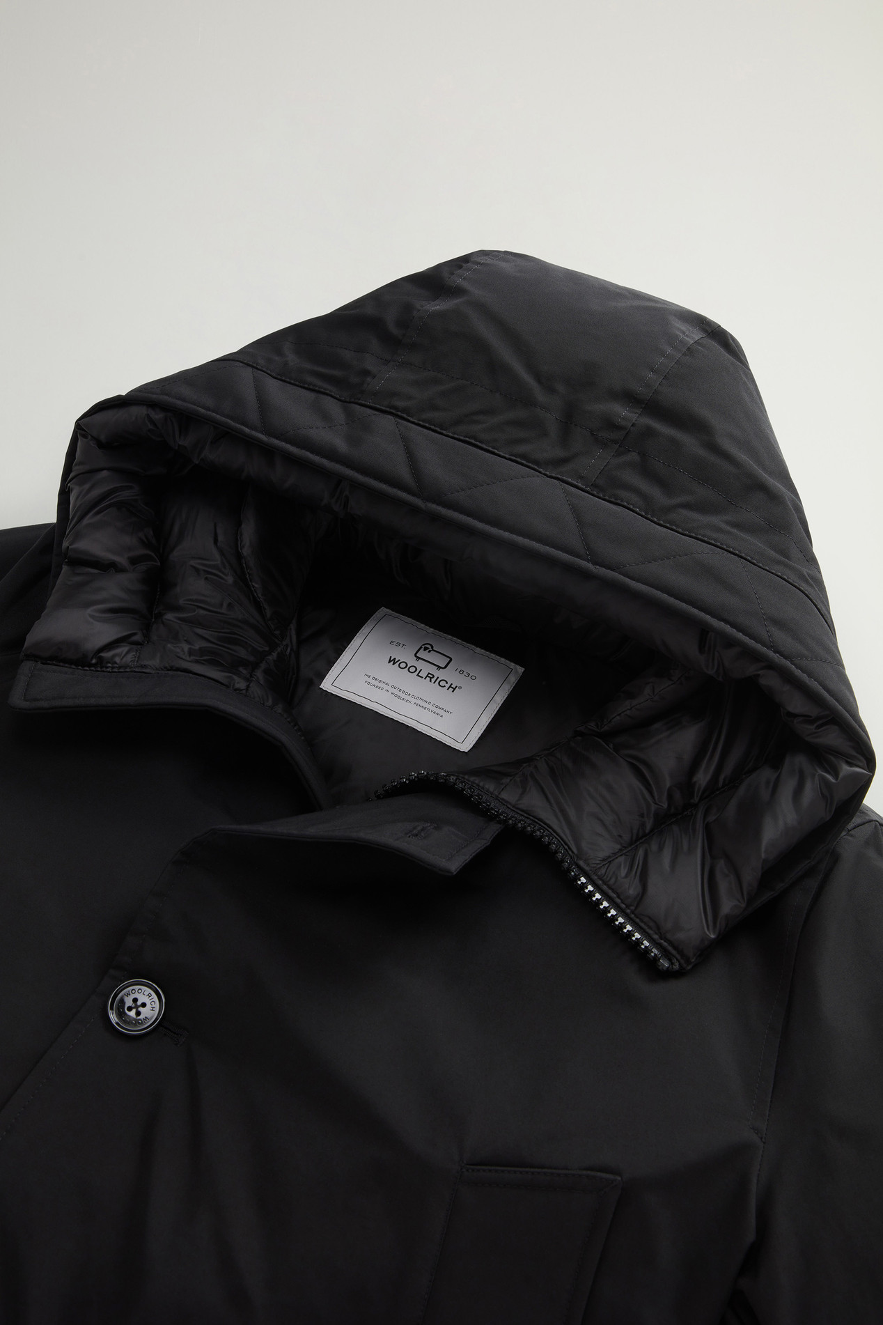 Arctic Anorak in Ramar Cloth Black photo 6 | Woolrich
