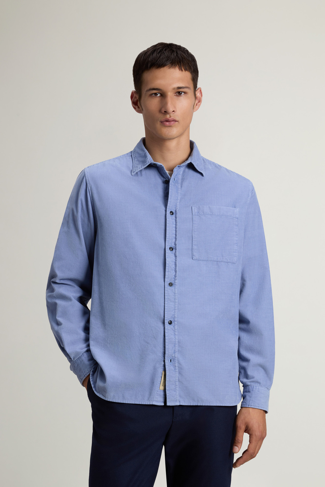 CORDUROY MACKEY SHIRT GD Blue photo 1 | Woolrich