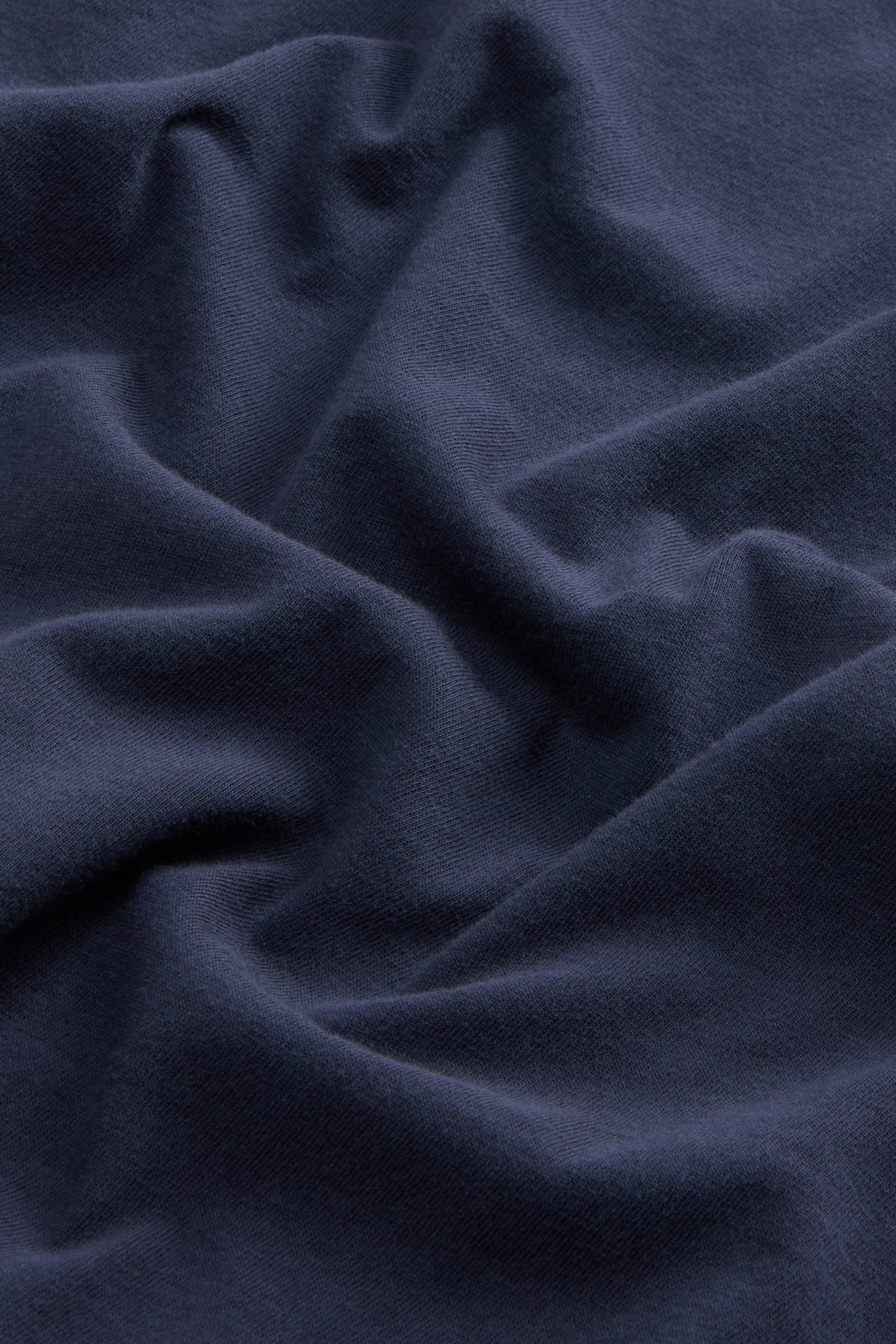 Garment-Dyed T-shirt in Pure Cotton Blue photo 3 | Woolrich