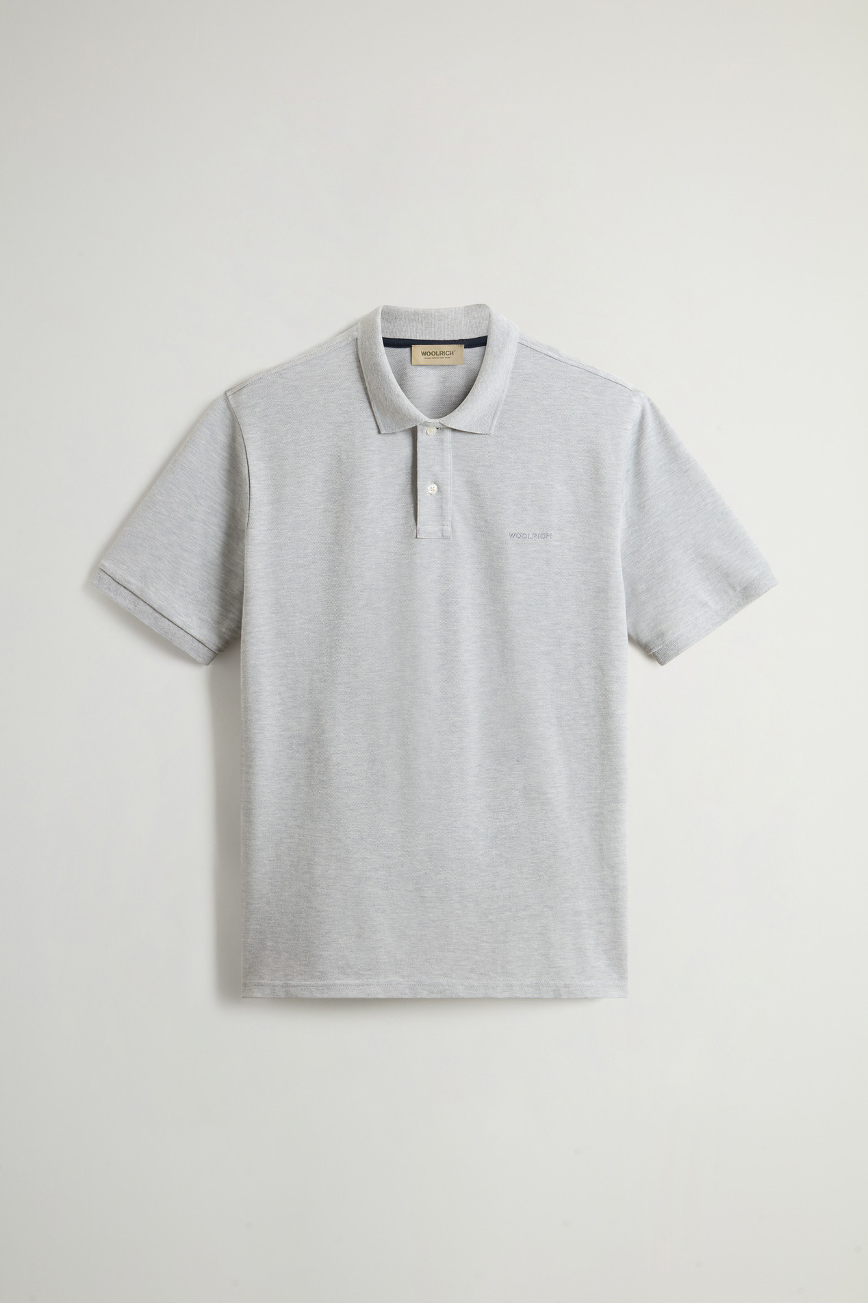 Pure Cotton Pique Polo Gray photo 5 | Woolrich