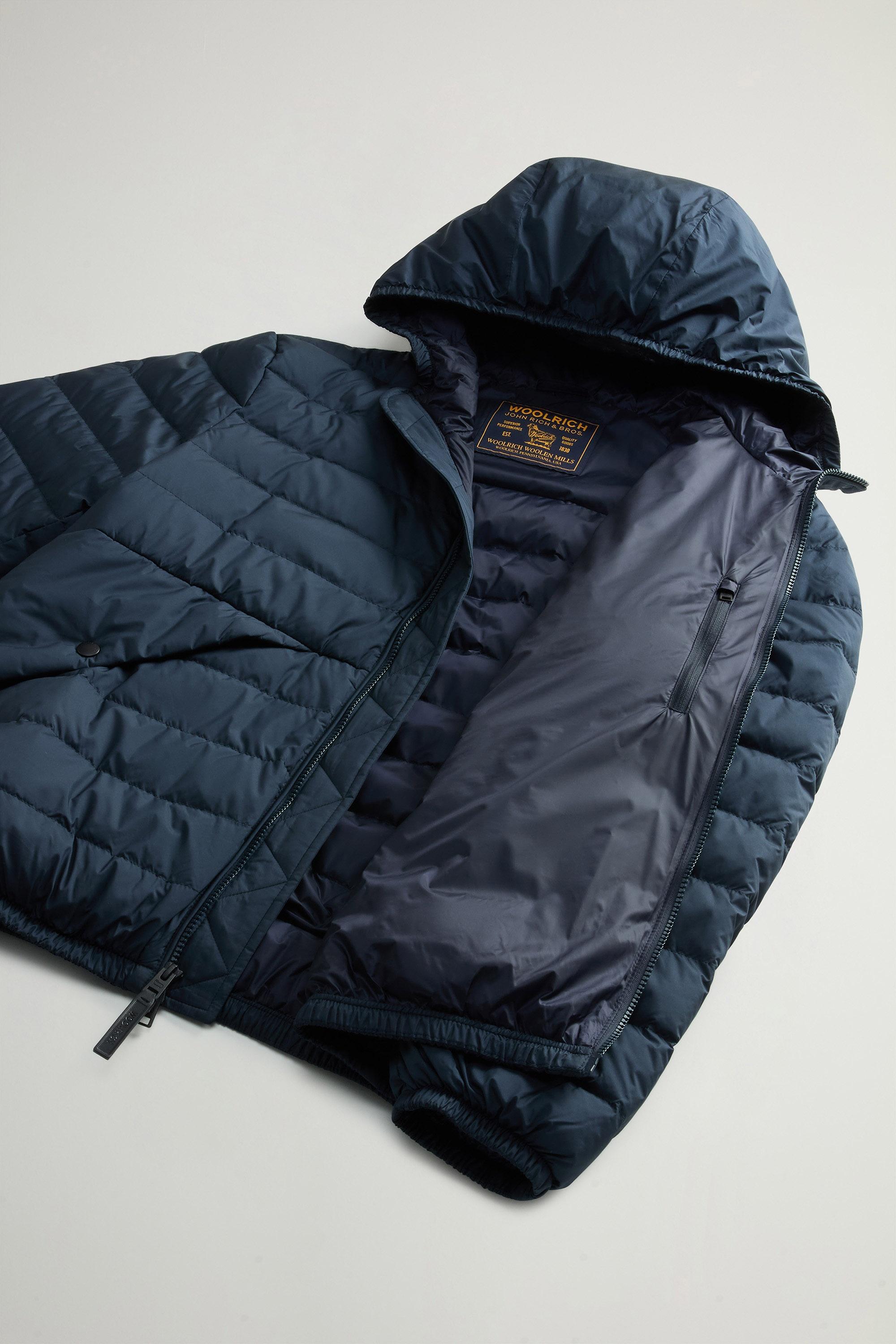 Quilted Jacket in Lightweight Microfiber Blue photo 8 | Woolrich