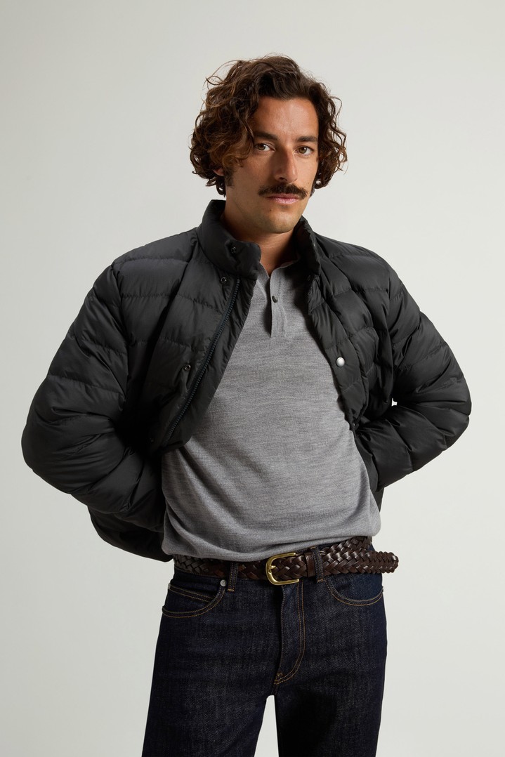 Bering Jacket in Crinkle Nylon Gray photo 4 | Woolrich
