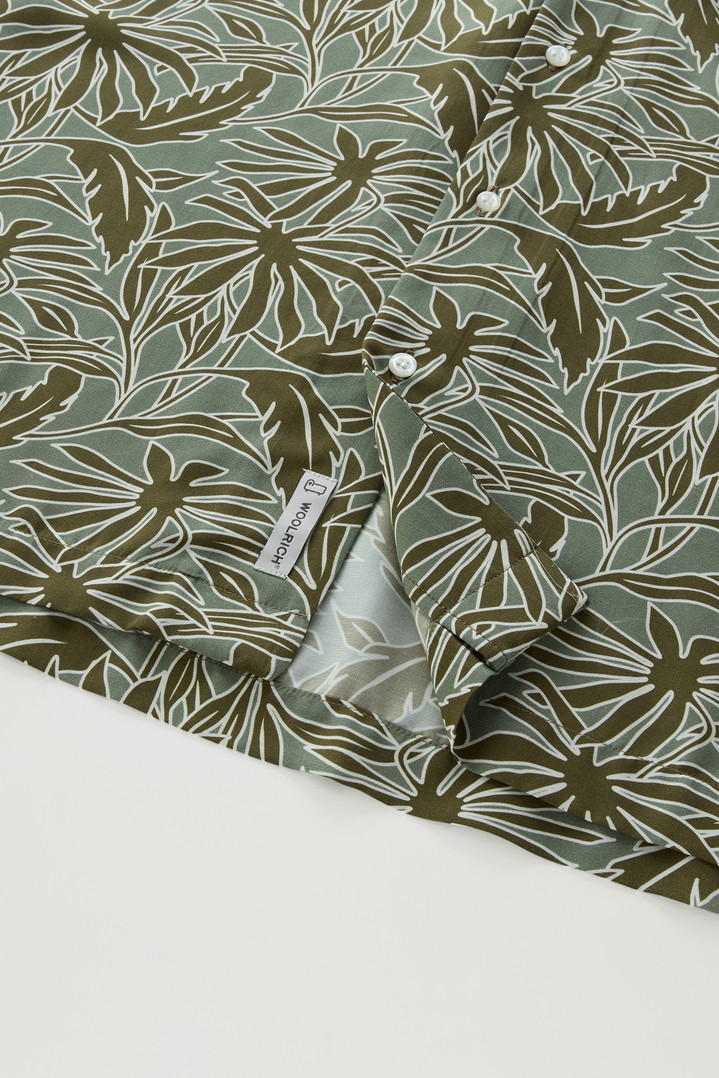 Shirt with Tropical Print Green photo 4 | Woolrich