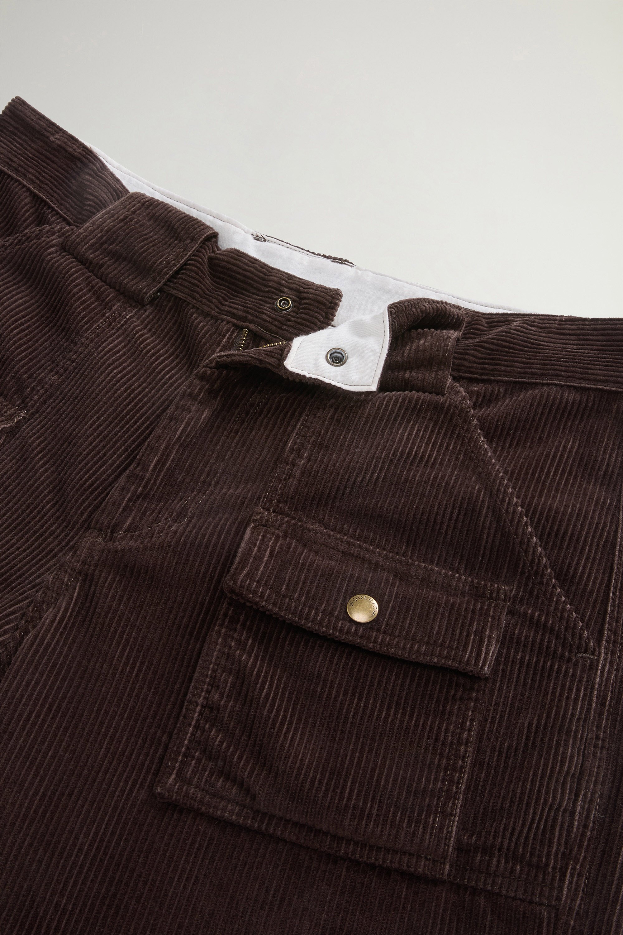 Bush Pants in Pure Cotton Velvet Brown photo 5 | Woolrich