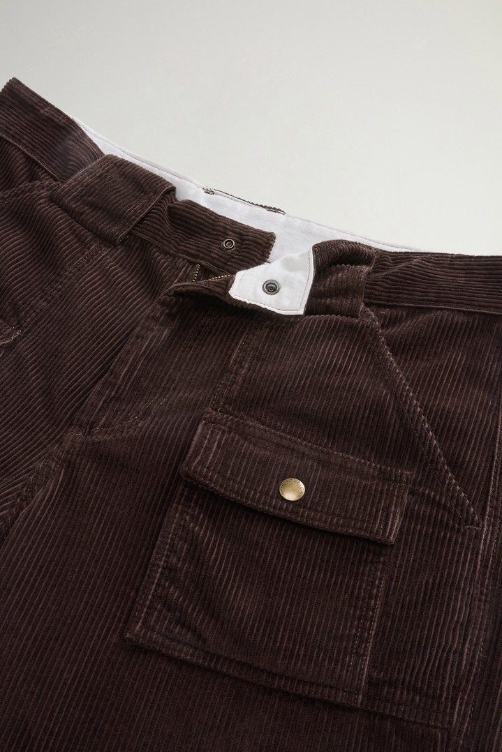Bush Pants in Pure Cotton Velvet Brown photo 5 | Woolrich