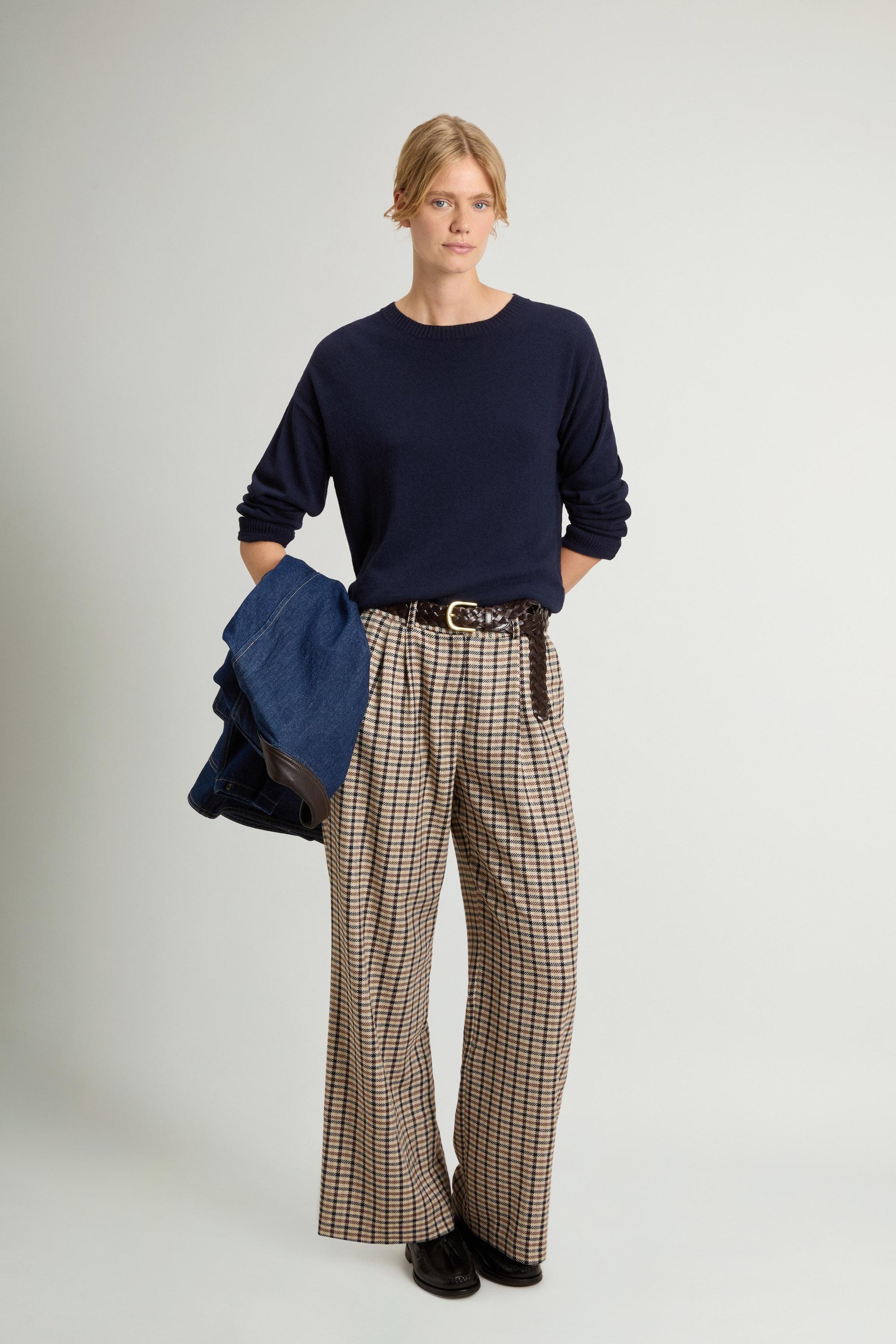 Pantalon en flanelle de laine mélangée Beige photo 1 | Woolrich