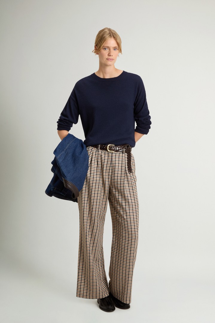 Pantalon en flanelle de laine mélangée Beige photo 2 | Woolrich