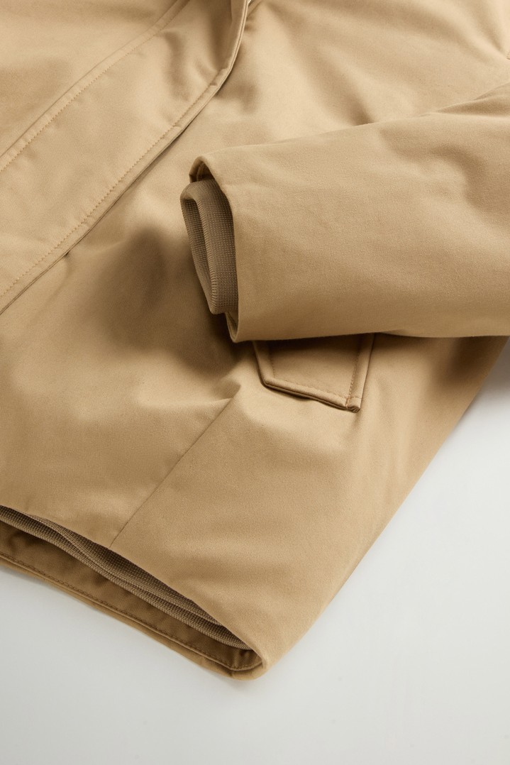 Short Padded Parka in Best Cotton Beige photo 8 | Woolrich