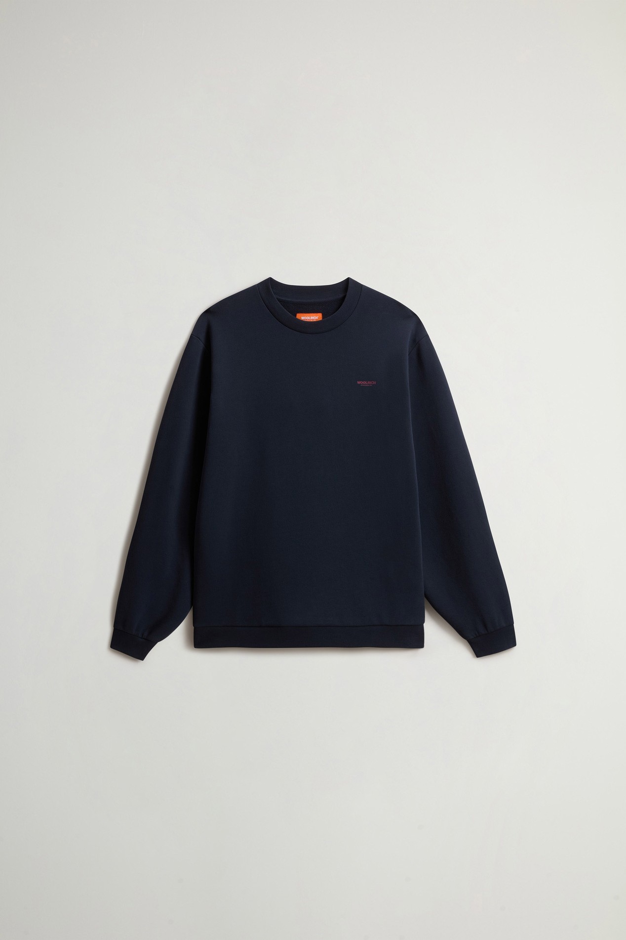 LOGO CREWNECK Blue photo 1 | Woolrich