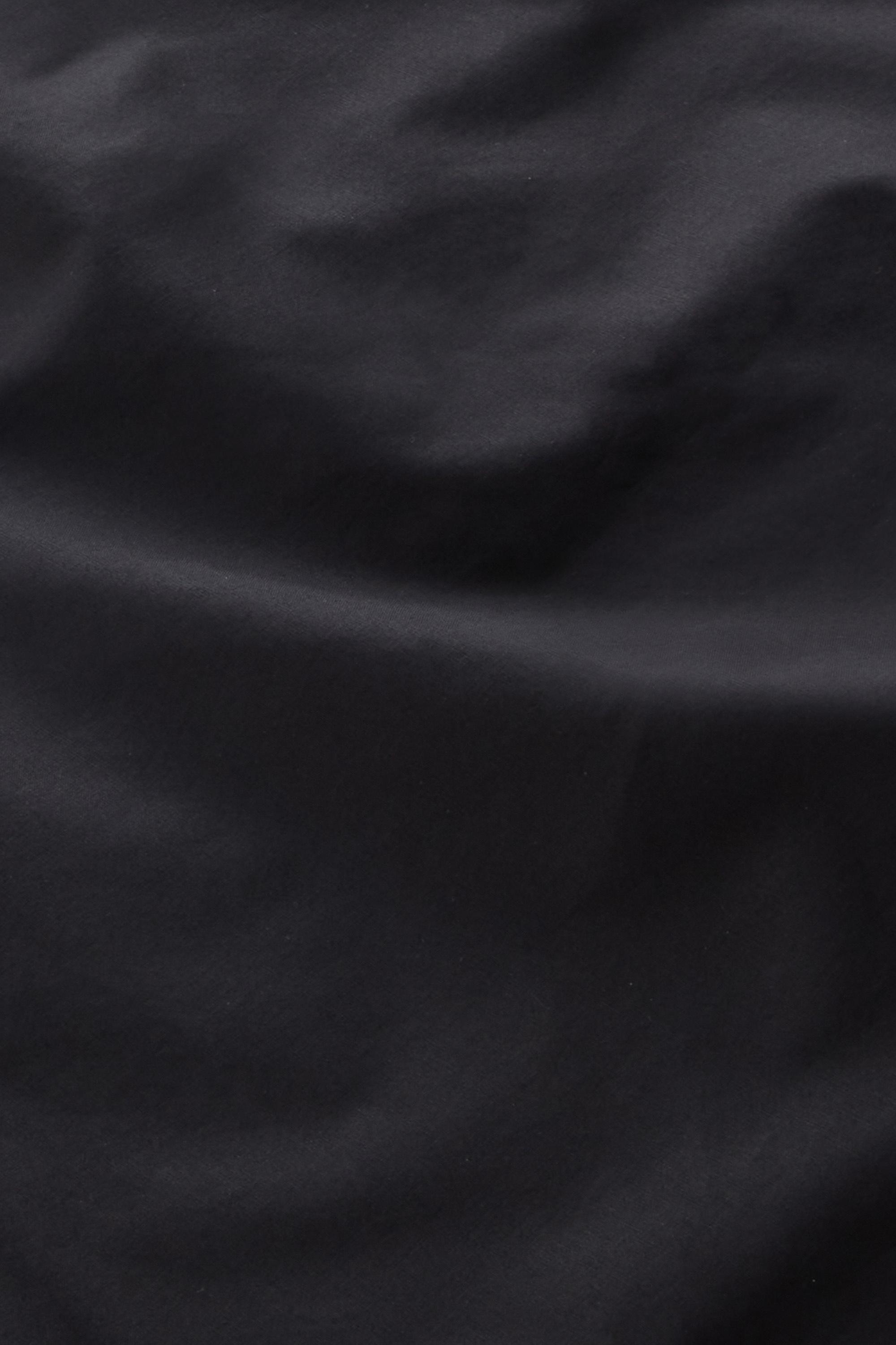 Shirt Dress in Pure Cotton Poplin Black photo 4 | Woolrich