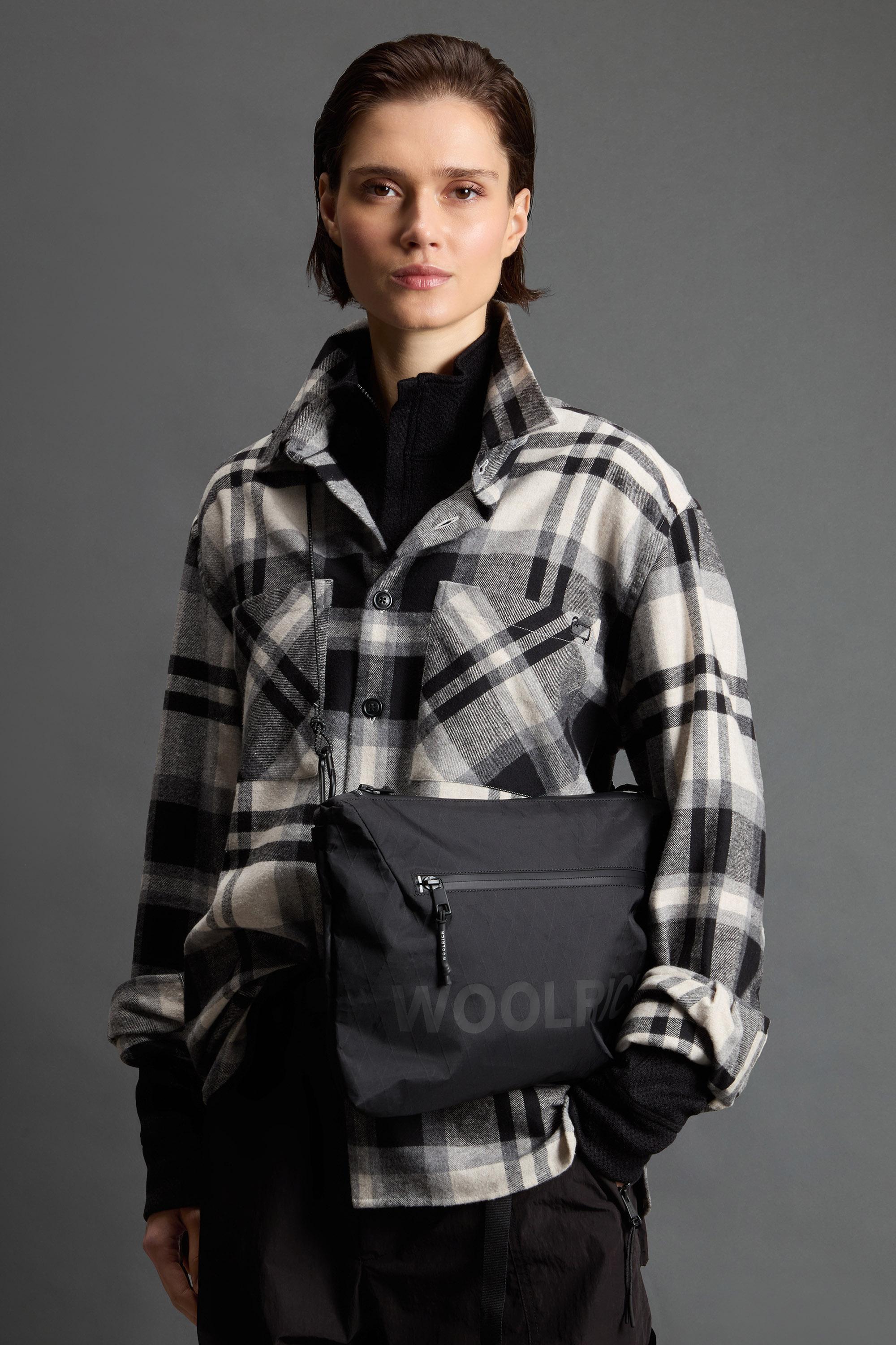 Crossbody Bag with Logo in X-PAC by Todd Snyder Black photo 9 | Woolrich
