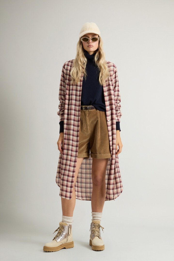 Dress in Italian Brushed Fabric Pink photo 2 | Woolrich