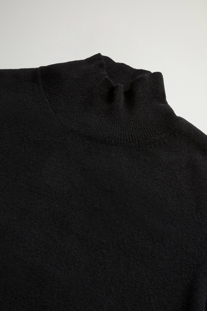 Dress in Virgin Wool and Cashmere Blend Black photo 6 | Woolrich