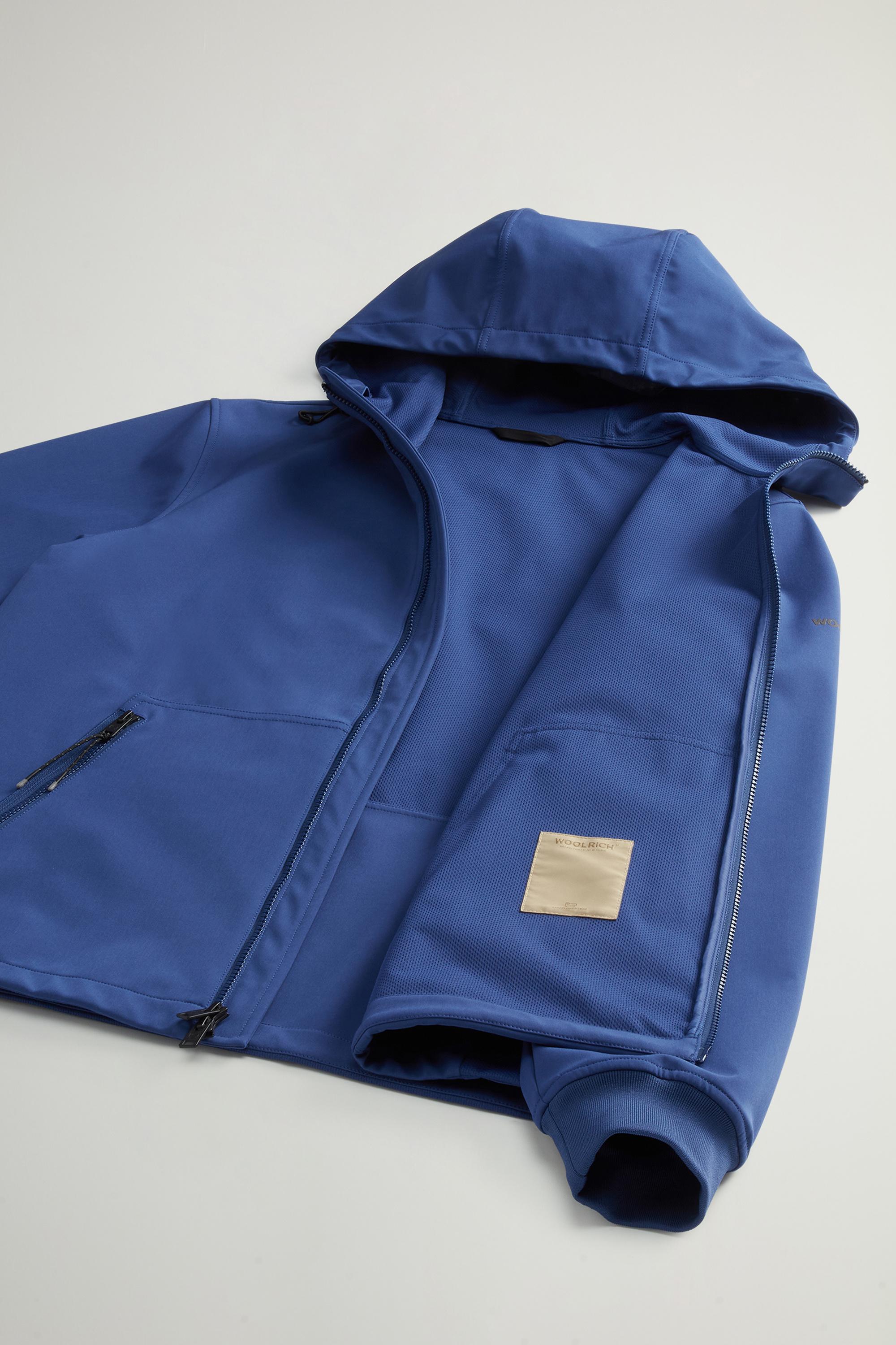 Giacca in Tech Softshell Blu photo 9 | Woolrich