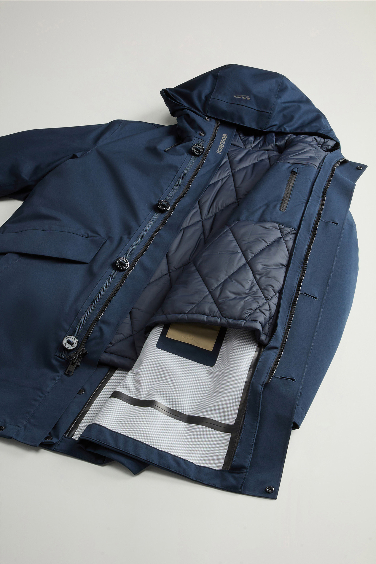 3-in-1 Weaver Coat with Reversible Inner Jacket Blue photo 10 | Woolrich