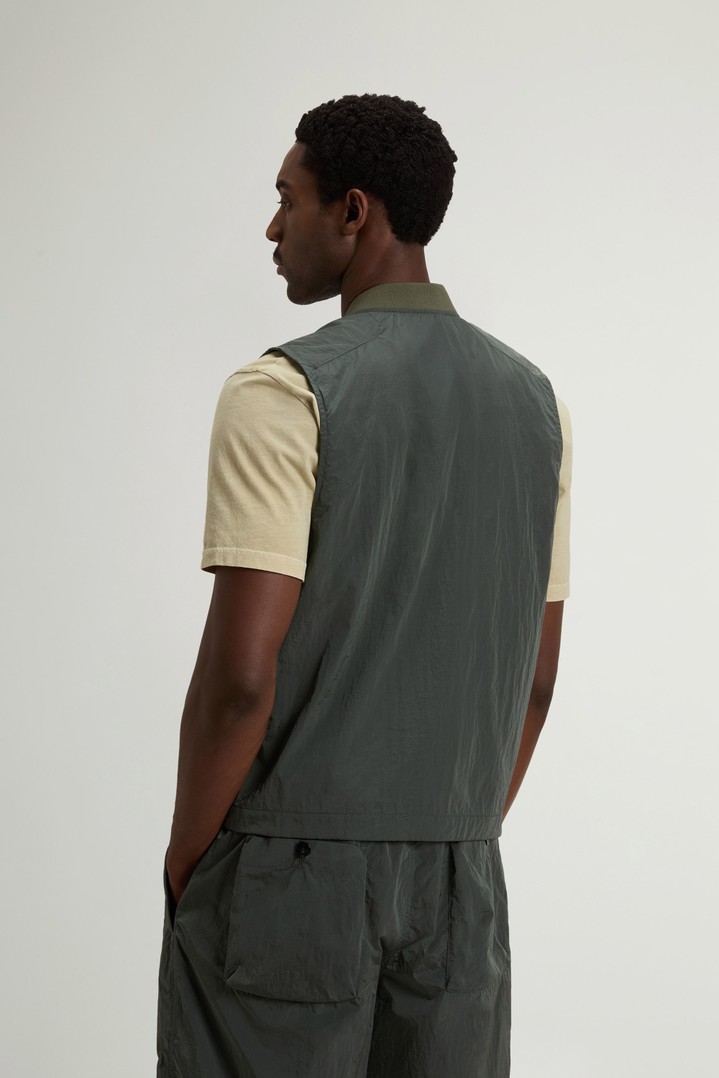 Vest in Olmetex Nylon Green photo 3 | Woolrich