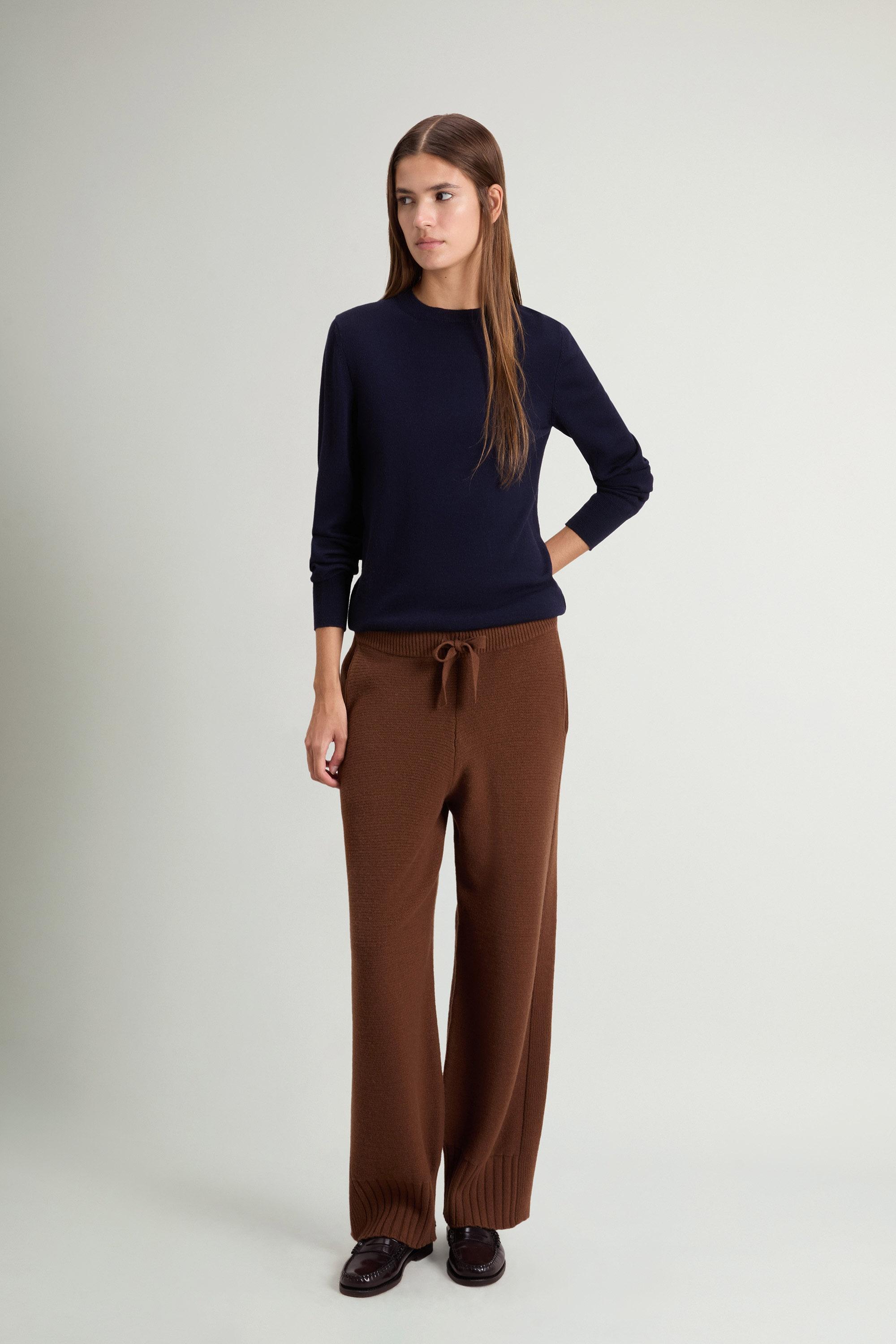 Pants in Virgin Wool and Cashmere Brown photo 1 | Woolrich