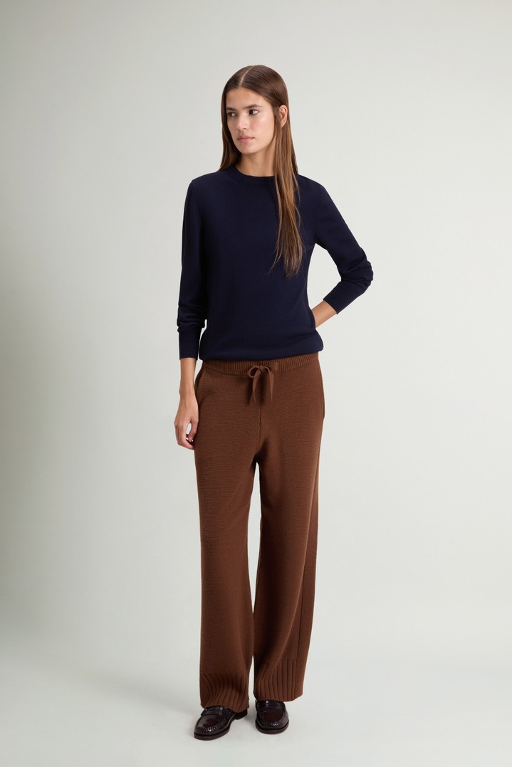 Pants in Virgin Wool and Cashmere Brown photo 2 | Woolrich