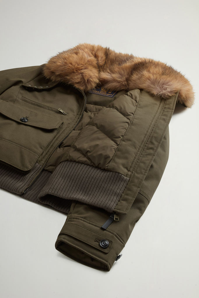 Bomber rembourré en Best Cotton Vert photo 9 | Woolrich