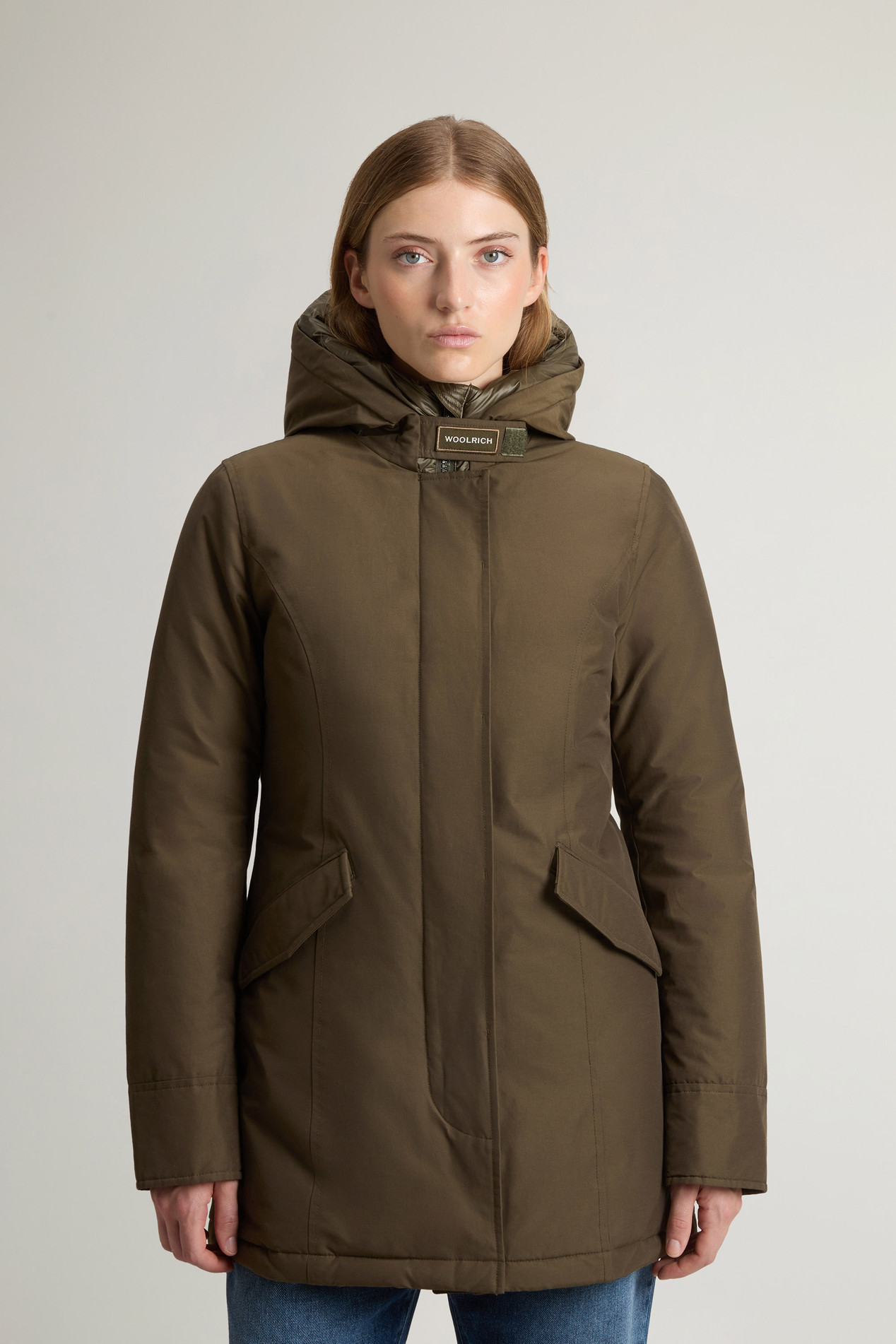 Arctic Parka aus Ramar Cloth Grün photo 1 | Woolrich