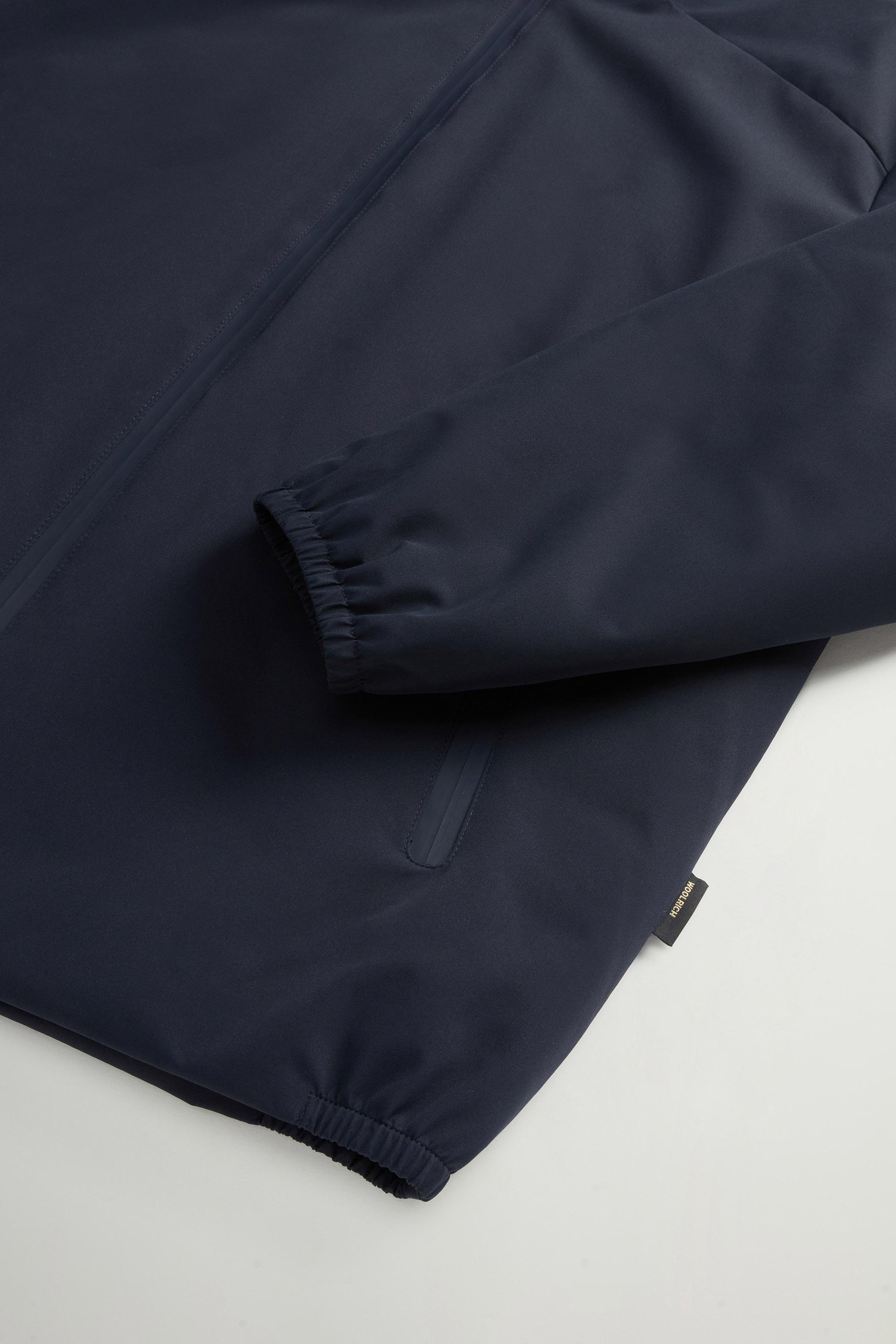 Padded Sailing Bomber Jacket in Two-Layered Fabric Blue photo 7 | Woolrich