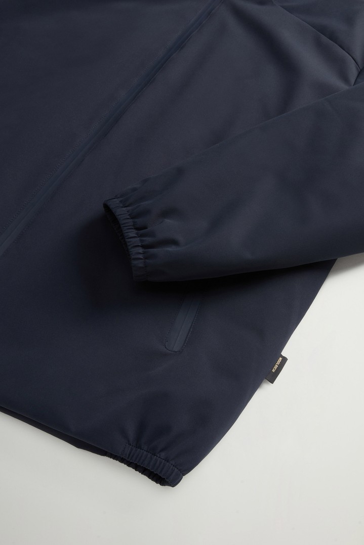 Padded Sailing Bomber Jacket in Two-Layered Fabric Blue photo 7 | Woolrich