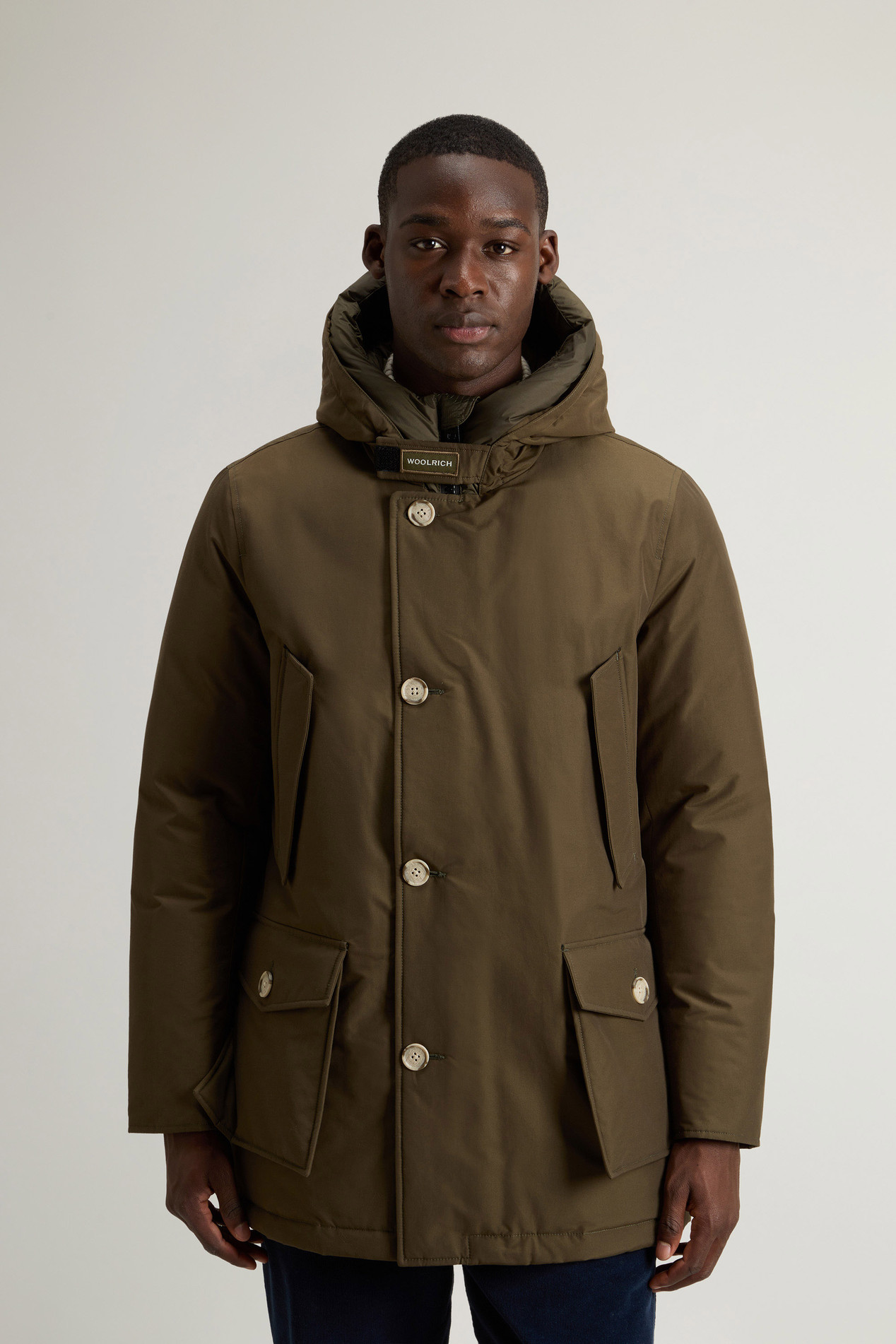Arctic Parka in Ramar Cloth Green photo 1 | Woolrich