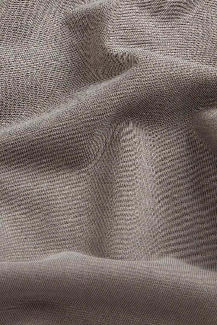 GARMENT DYED LOGO CRENEWCK Green photo 6 | Woolrich