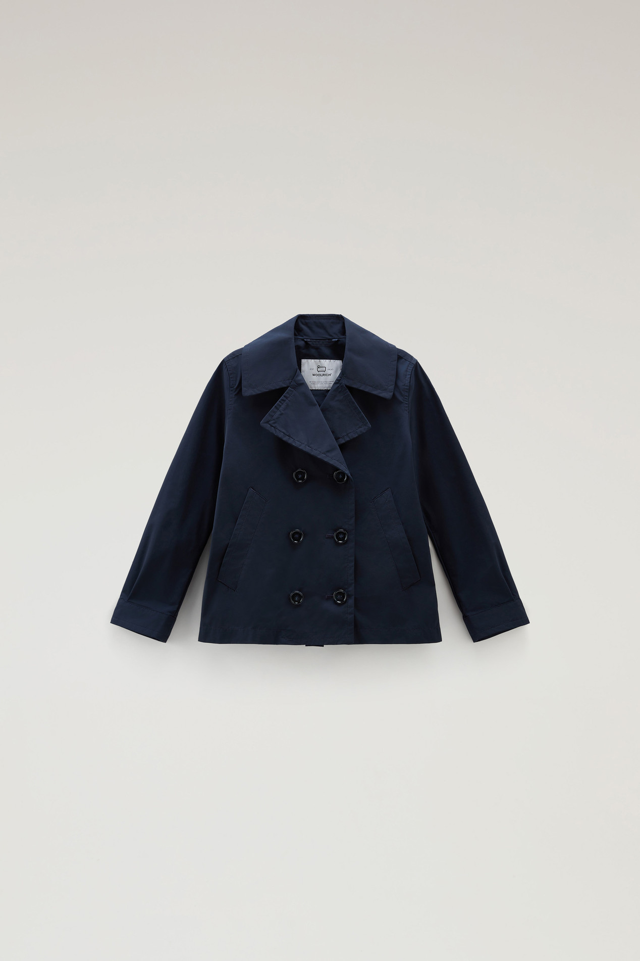 Girls' Summer Peacoat in Urban Touch Blue photo 1 | Woolrich
