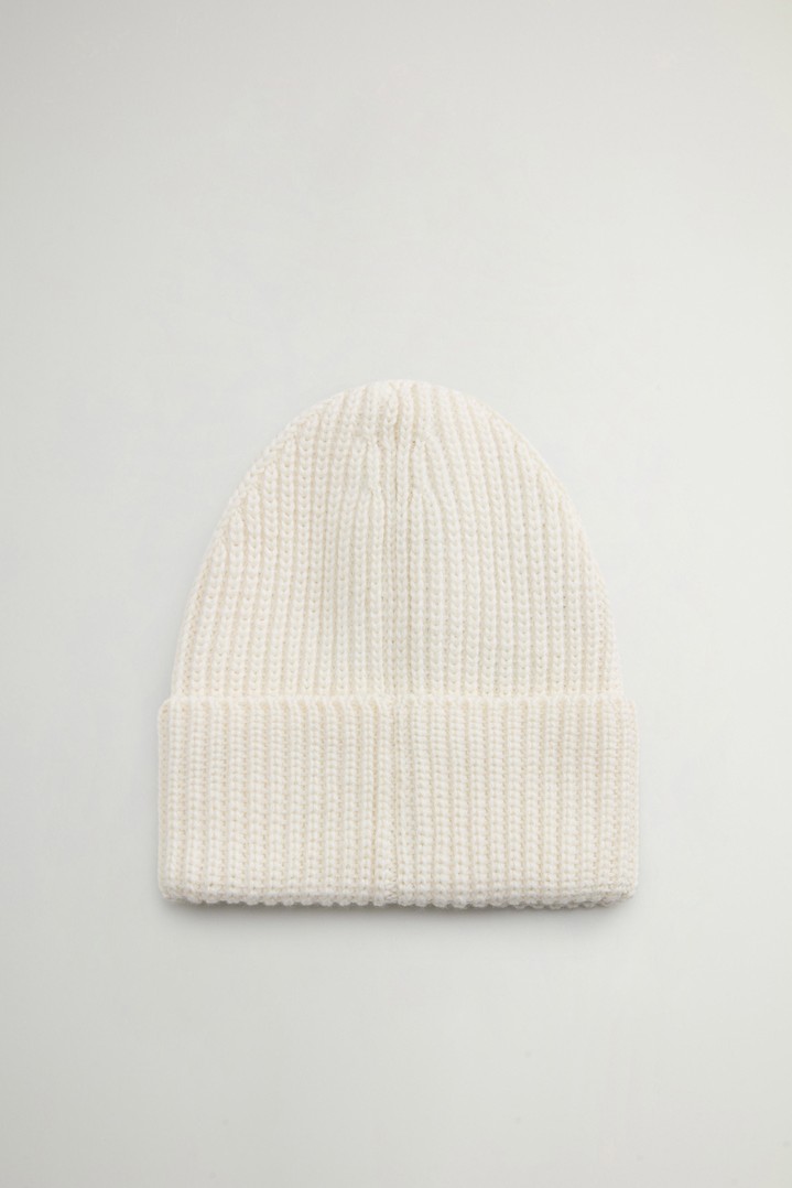 WM PATCH BEANIE White photo 3 | Woolrich