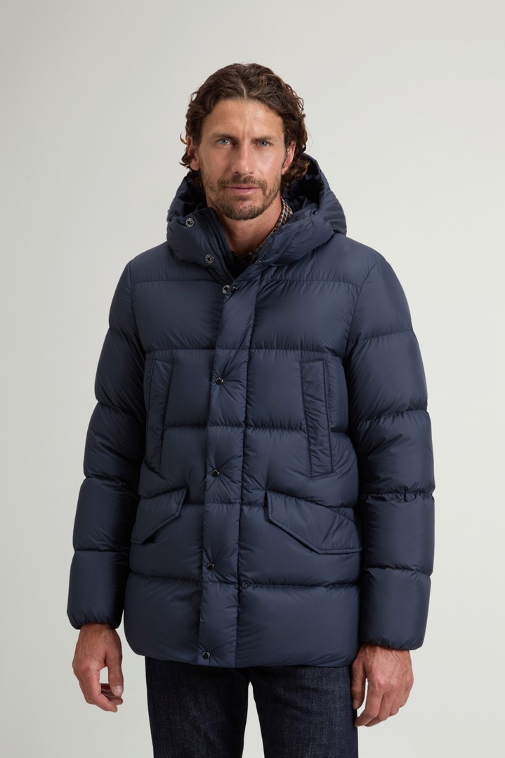Cloud Parka aus Mikrofaser Blau photo 1 | Woolrich
