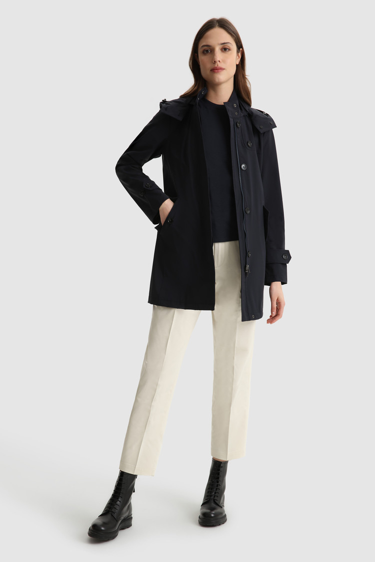 Belted Fayette trench coat