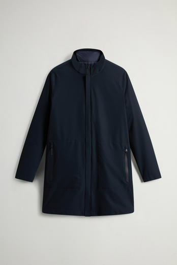 2-In-1 Waterproof Jacket in Two-Layered Fabric Blue photo 1 | Woolrich