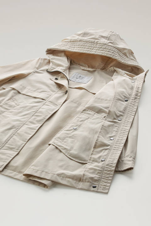 Girls' Summer Parka in Urban Touch Beige photo 2 | Woolrich