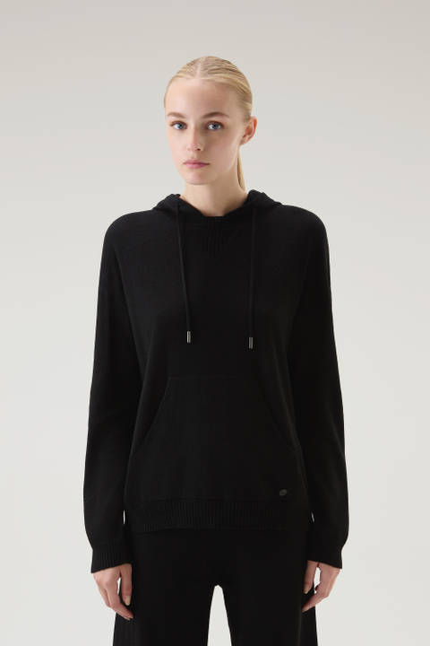 Sweater in Wool Blend with Dégradé Effect Black | Woolrich