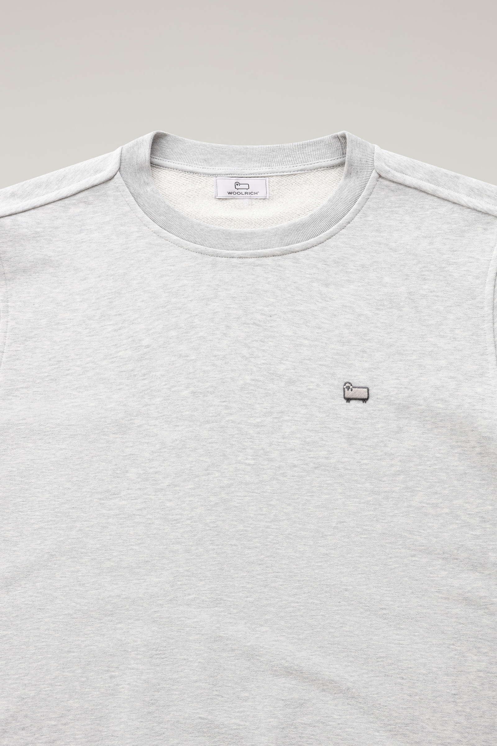Light Classic Crewneck Sweatshirt Grey photo 7 | Woolrich