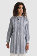 Cotton linen long shirt