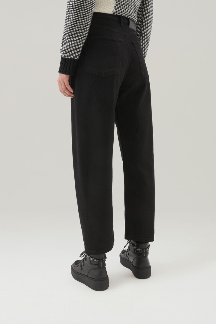 Denim Pants in Cotton Black photo 2 | Woolrich